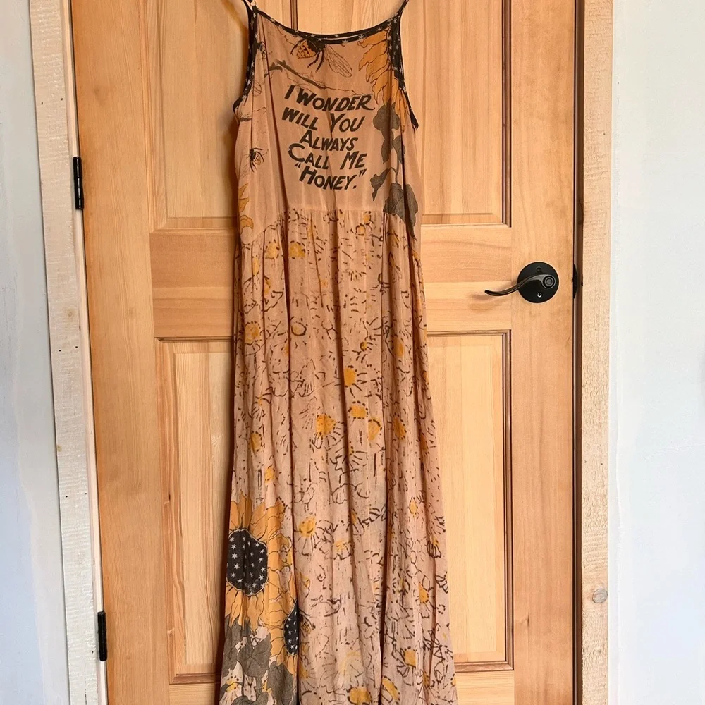 Market of Stars Sunflower Print Maxi Dress - Picture 1 of 5